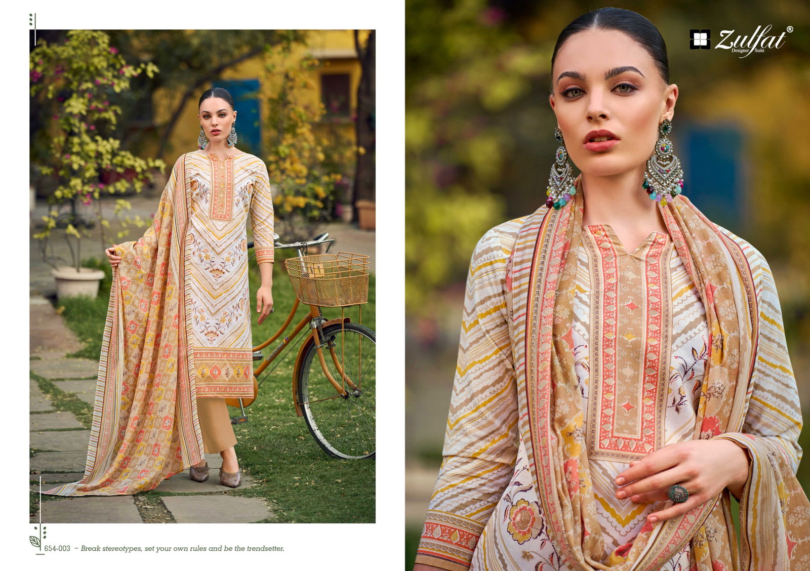 Farhana Vol 10 By Zulfat Cotton Printed Dress Material Online Suppliers In India